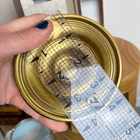 VTG Gorham Solid Brass Convertible Candlestick w/ Box Heirloom Decor - Picture 11 of 12